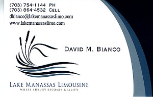 Limo Service Business Card